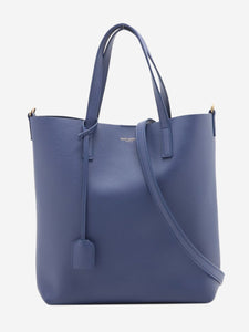 Saint Laurent Blue Toy Shopping leather tote bag