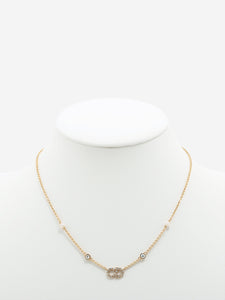 Christian Dior Gold Clair D Lune necklace