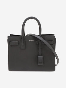 Saint Laurent Black Paris Baby Sac de Jour 2way bag