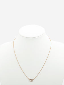 Christian Dior Gold Clair D Lune necklace