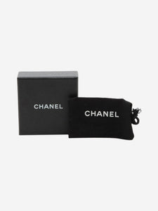 Chanel Silver Coco Mark 10A earrings