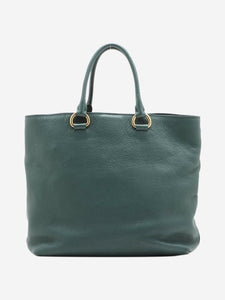 Prada Dark green Vitello leather 2way bag