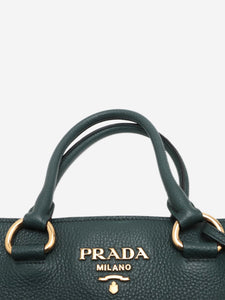 Prada Dark green Vitello leather 2way bag