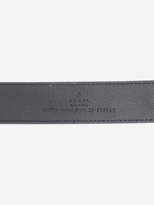 Gucci Black GG Marmont leather belt