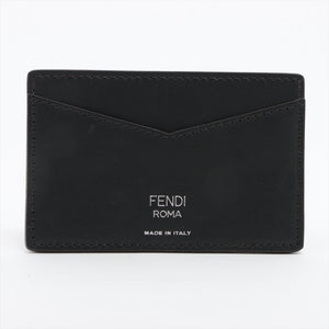 Fendi Brown FF Zucca card case
