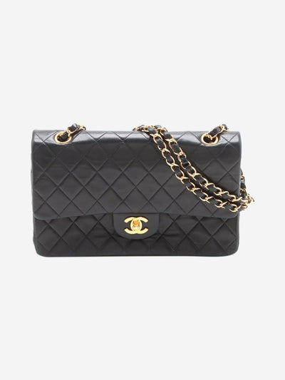 Black vintage 2000 medium lambskin Classic Double Flap bag Shoulder bags Chanel 