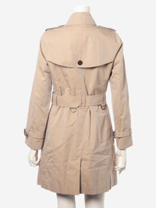 Burberry Neutral belted trench coat - size UK 8