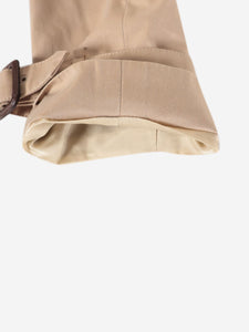 Burberry Neutral belted trench coat - size UK 8