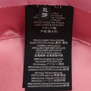 Gucci Gold Lamé Papier hat