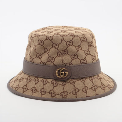 Brown GG canvas bucket hat Hats Gucci 