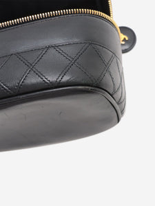 Chanel Black vintage 1994 lambskin Vanity bag