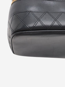 Chanel Black vintage 1994 lambskin Vanity bag
