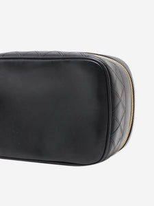 Chanel Black vintage 1994 lambskin Vanity bag