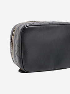 Chanel Black vintage 1994 lambskin Vanity bag