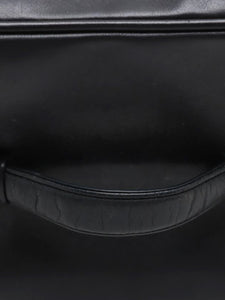 Chanel Black vintage 1994 lambskin Vanity bag