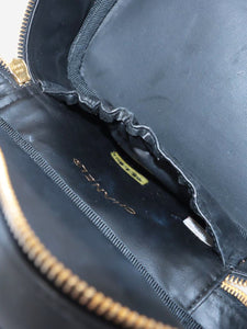 Chanel Black vintage 1994 lambskin Vanity bag
