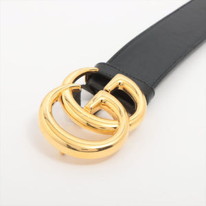 Gucci Black GG Marmont leather belt