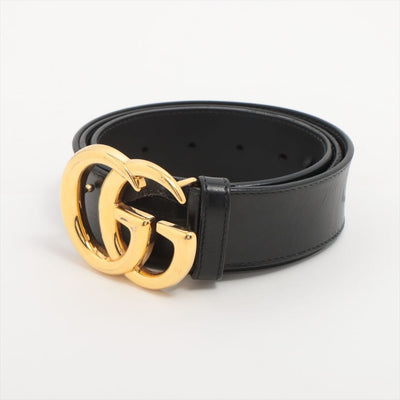 Black GG Marmont leather belt Belts Gucci 