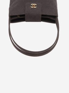 Chanel Grey vintage 1997 Matelasse canvas One shoulder bag