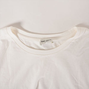 Saint Laurent White reverse logo T-shirt - size XL