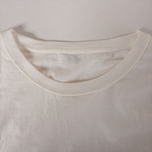 Saint Laurent White reverse logo T-shirt - size XL