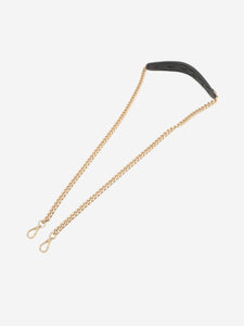 Miu Miu Black Matelassé leather chain shoulder bag