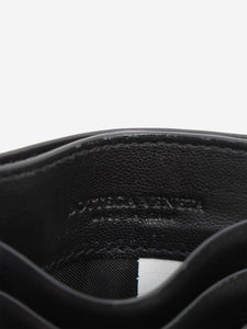 Bottega Veneta Black Intrecciato leather cardholder