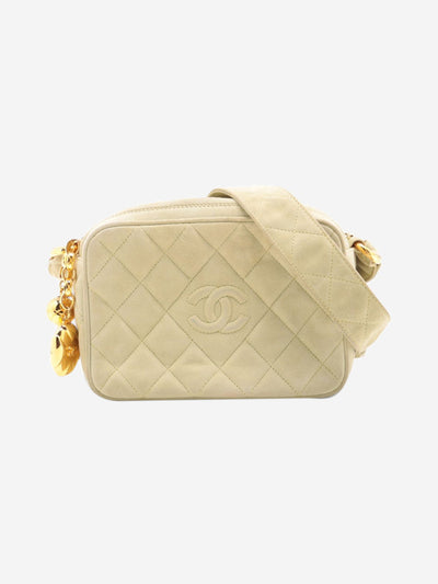 Neutral vintage 1991 CC suede shoulder bag Shoulder bags Chanel 