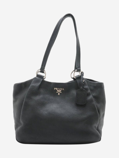 Black Vitello Daino leather shoulder bag Shoulder bags Prada 