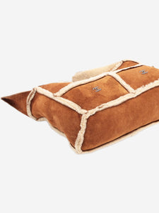 Chanel Brown vintage 2000 Coco Mark Mouton shoulder bag