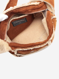 Chanel Brown vintage 2000 Coco Mark Mouton shoulder bag