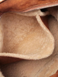 Chanel Brown vintage 2000 Coco Mark Mouton shoulder bag