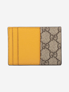 Gucci Brown GG Supreme cardholder