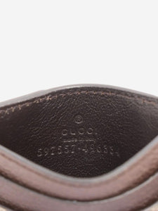 Gucci Brown GG Supreme cardholder