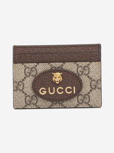 Gucci Brown GG Supreme cardholder