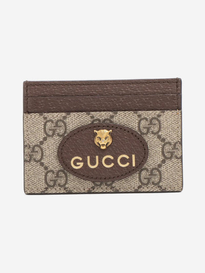 Brown GG Supreme cardholder Wallets, Purses & Small Leather Goods Gucci 