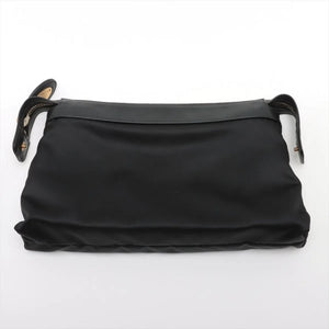 Chanel Black 2012 V-Stitch lambskin chain shoulder bag