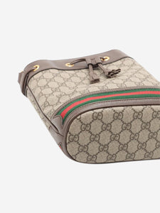 Gucci Brown GG Supreme Ophidia bucket bag