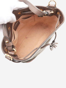 Gucci Brown GG Supreme Ophidia bucket bag