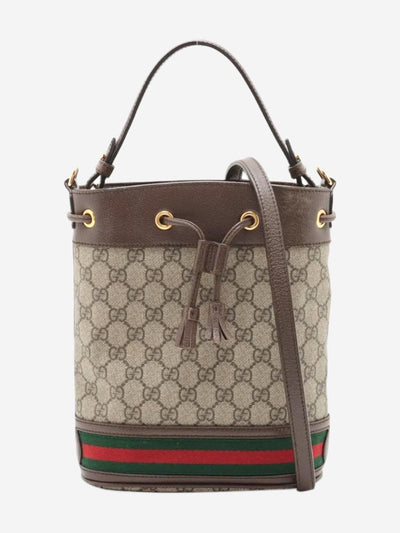 Brown GG Supreme Ophidia bucket bag Shoulder bags Gucci 