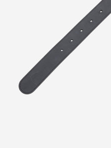 Gucci Black GG Marmont leather belt