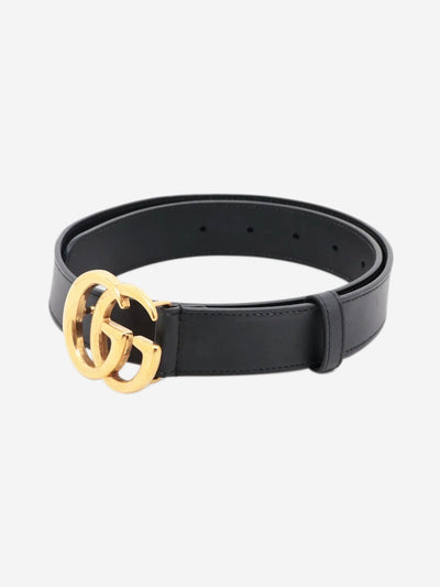 Black GG Marmont leather belt Belts Gucci 