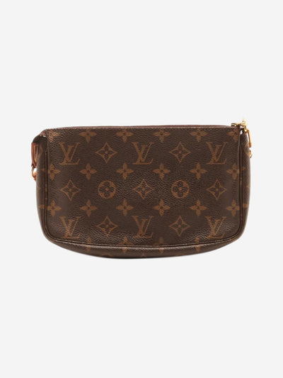 Brown vintage 1999 Monogram Pochette Accessoire Top Handle Bags Louis Vuitton 