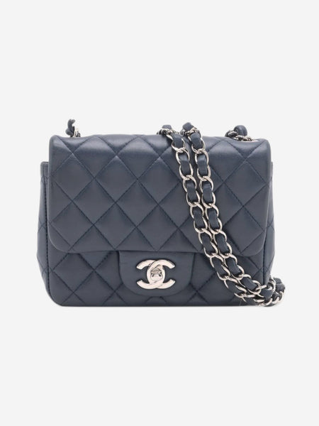 Navy blue 2016 mini lambskin Classic Single Flap bag product image