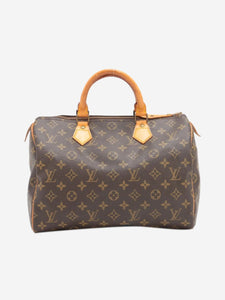 Louis Vuitton Brown vintage 1986 Monogram Speedy 30 bag