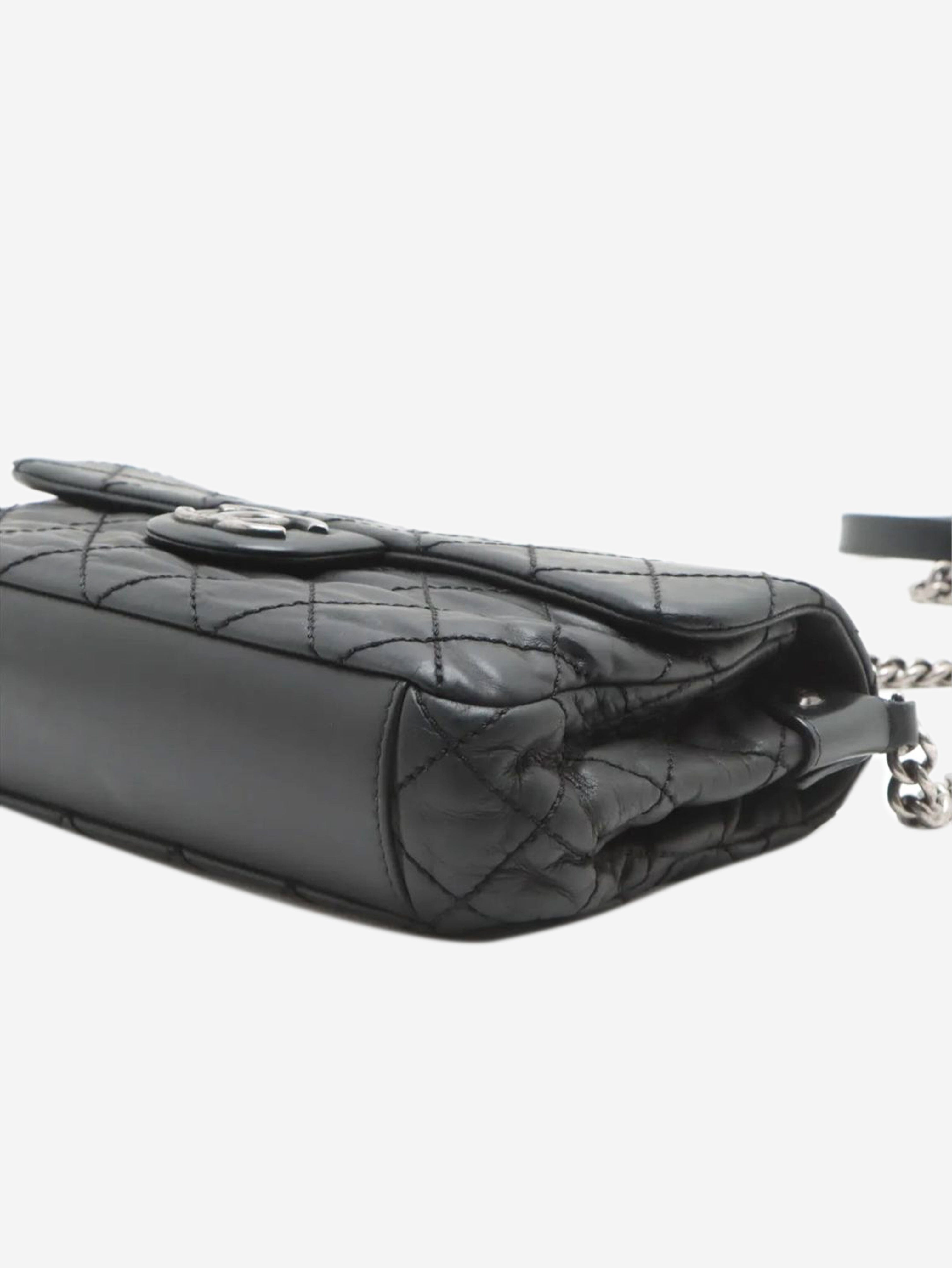 Black 2012 Matelasse lambskin chain shoulder bag Shoulder bags Chanel 