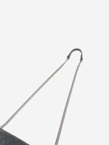 Chanel Black 2012 Matelasse lambskin chain shoulder bag