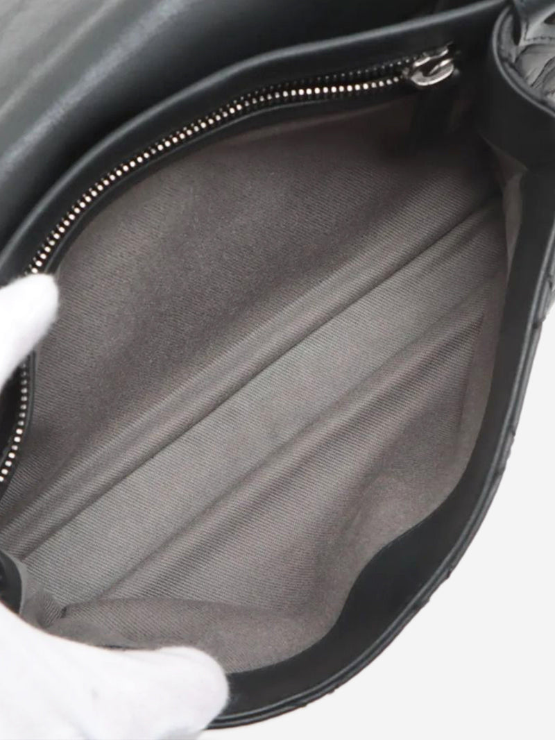 Black 2012 Matelasse lambskin chain shoulder bag Shoulder bags Chanel 