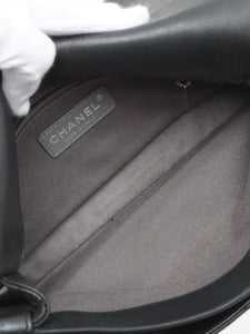 Chanel Black 2012 Matelasse lambskin chain shoulder bag