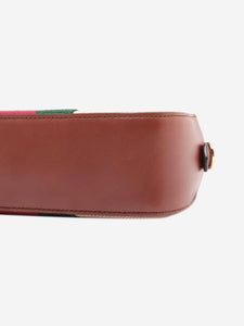Gucci Tan and beige Sherry Line canvas bag